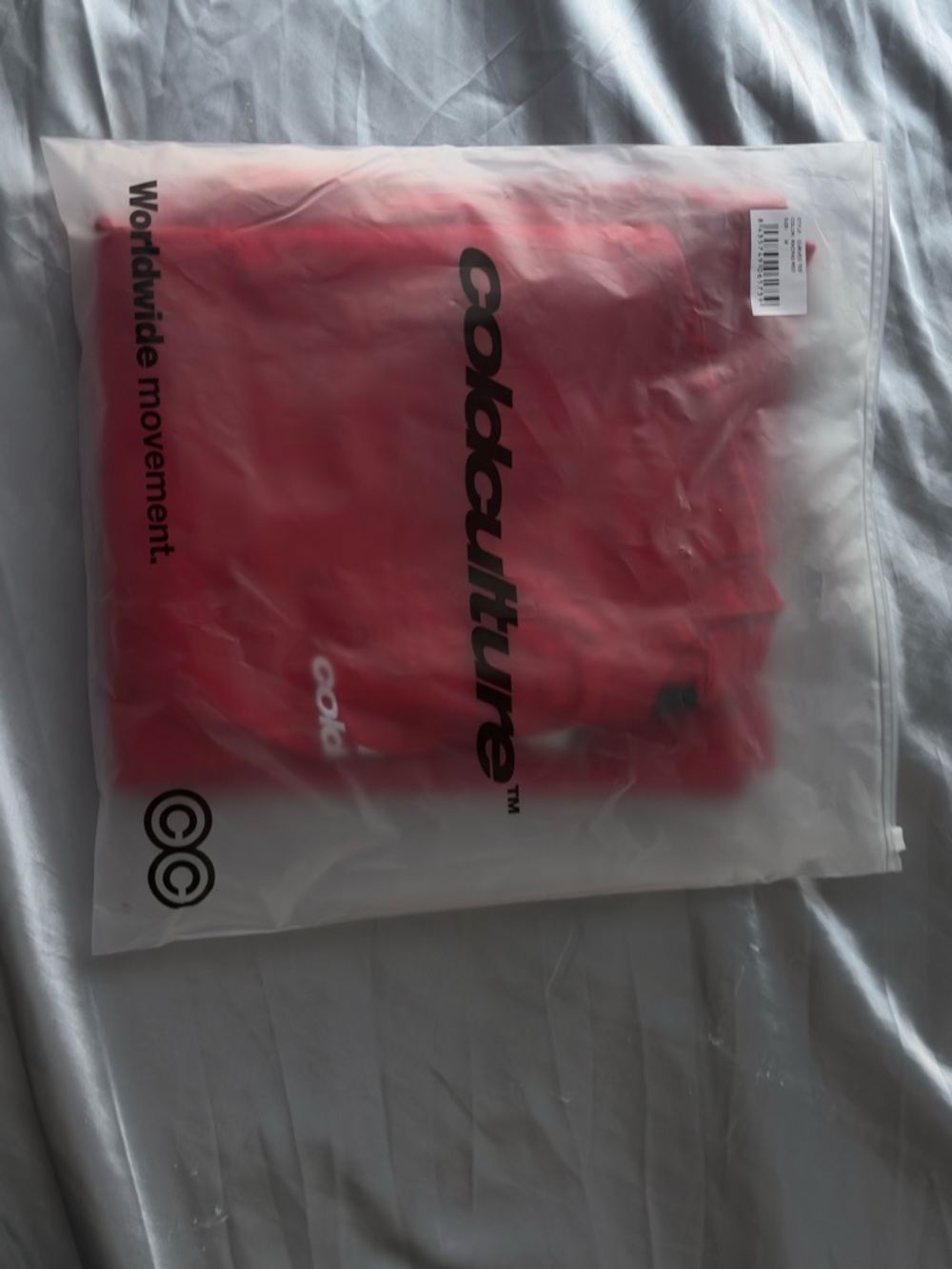Curved Tee in Racing Red - Picture 2 of 4